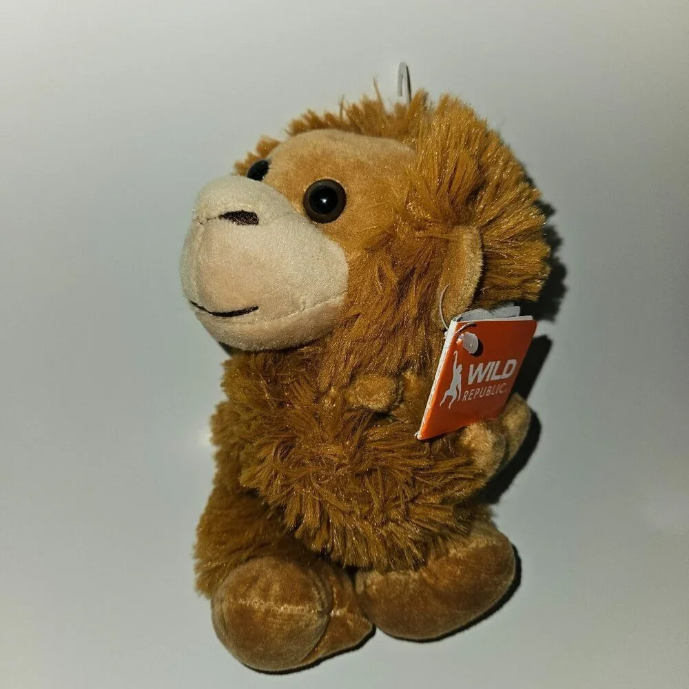 2 Wild Republic Brown Huggers Orangutan Plush Lot 7